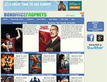 Tablet Screenshot of boxofficeprophets.com